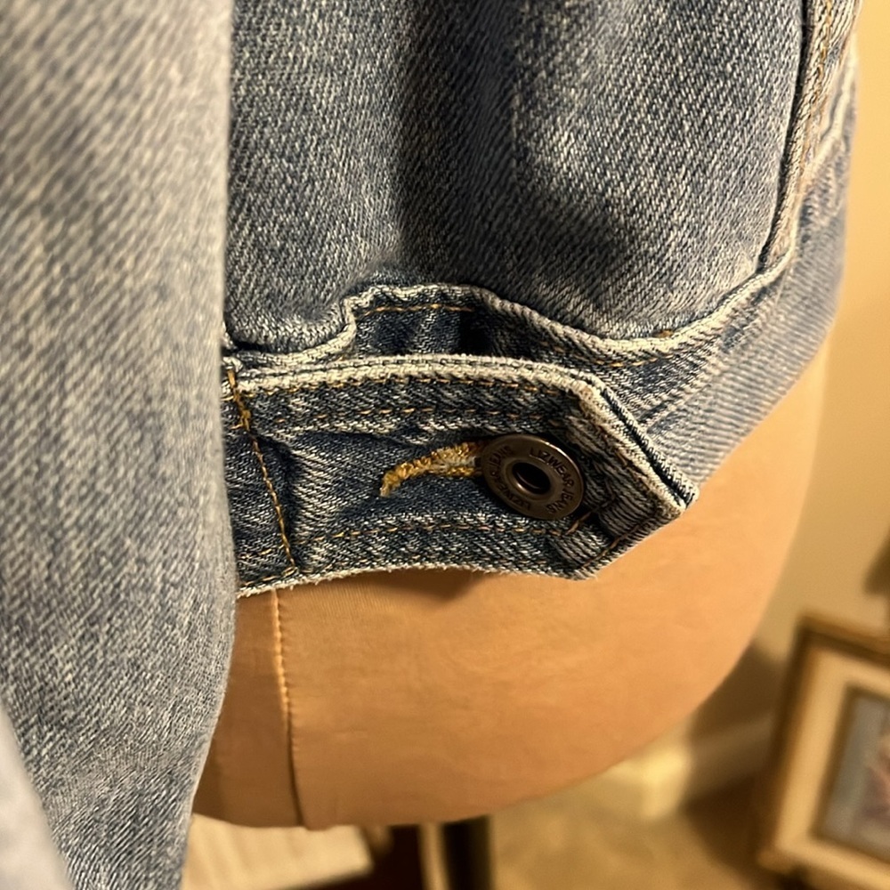 Liz Claiborne vintage denim Jean jacket size small - Picture 6 of 9